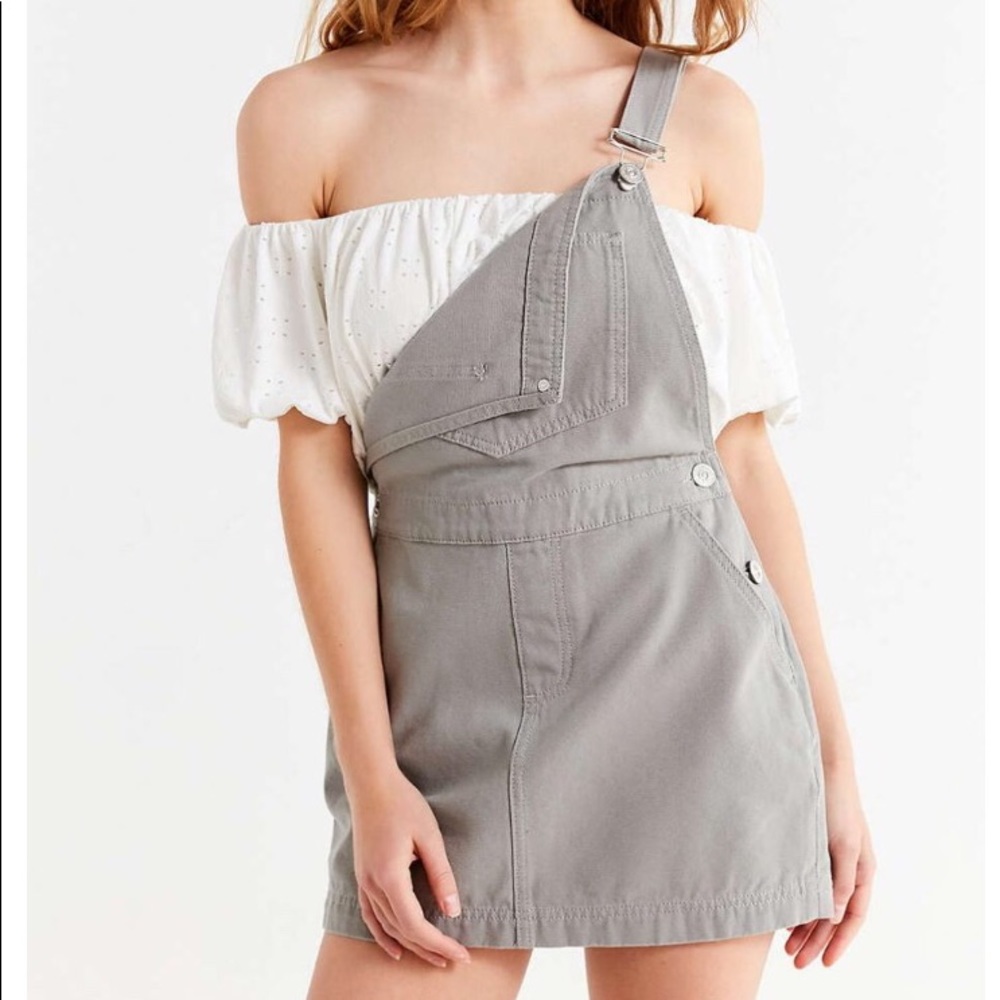 UO Canvas Skirt Overall